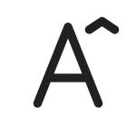 Font Increase SVG Icon